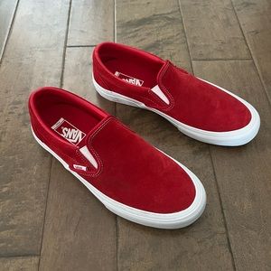 Vans Slip On Pro RED Men's 10